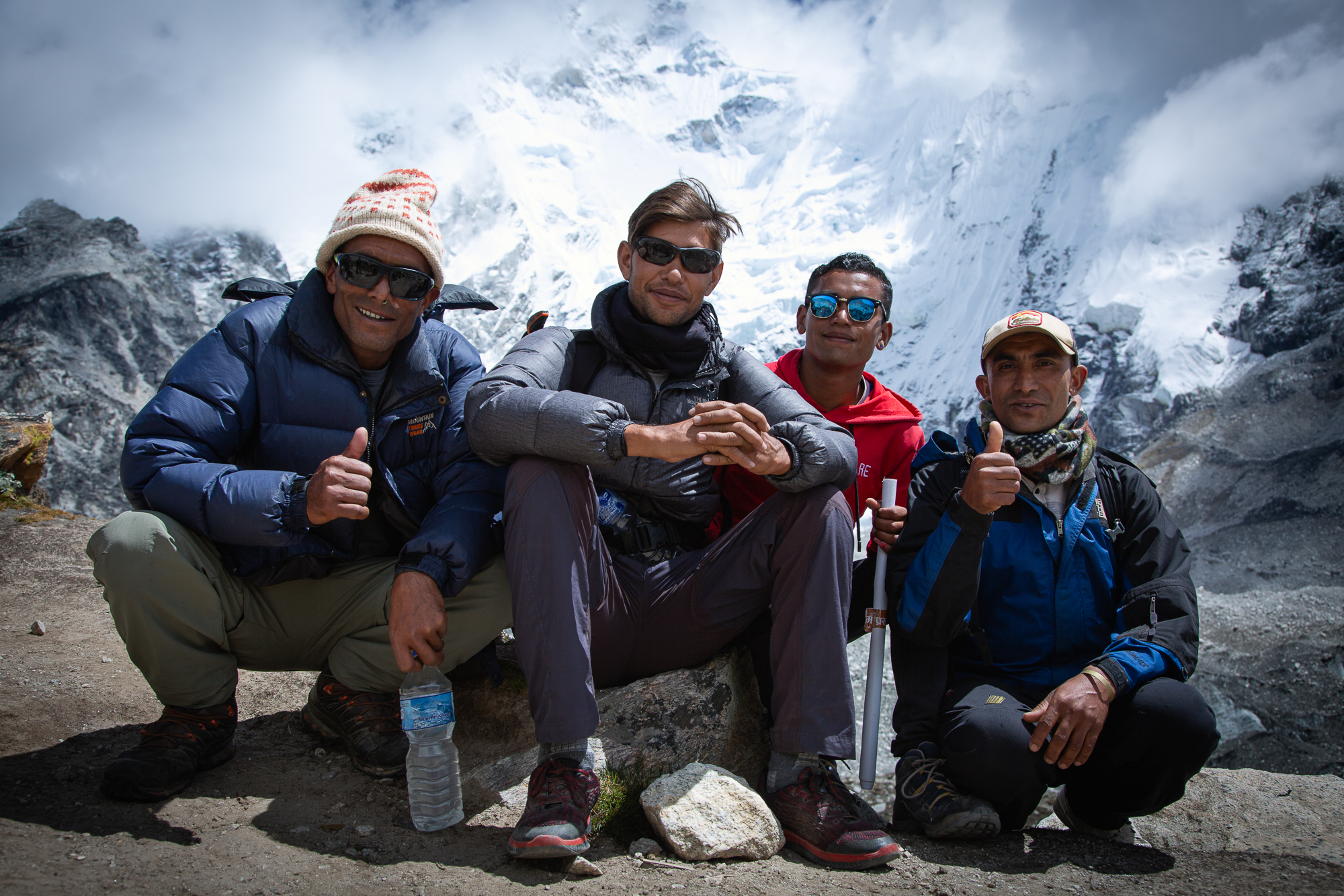 Scenic Nepal Treks guide supporting trekkers in the Khumbu region
